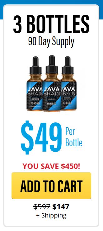 Java Brain 3 bottle price